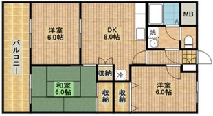 ボヌール山崎の物件間取画像